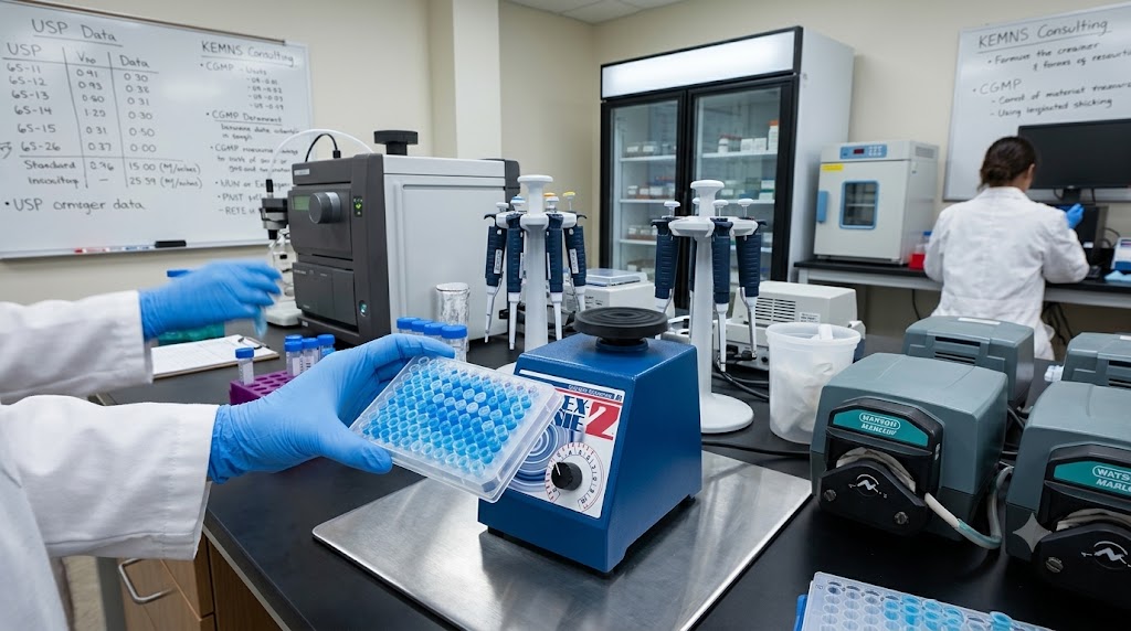 Vortex Genie 2 Mixer validation in cGMP biopharmaceutical laboratory setup by trusted Scientific Equipment Suppliers